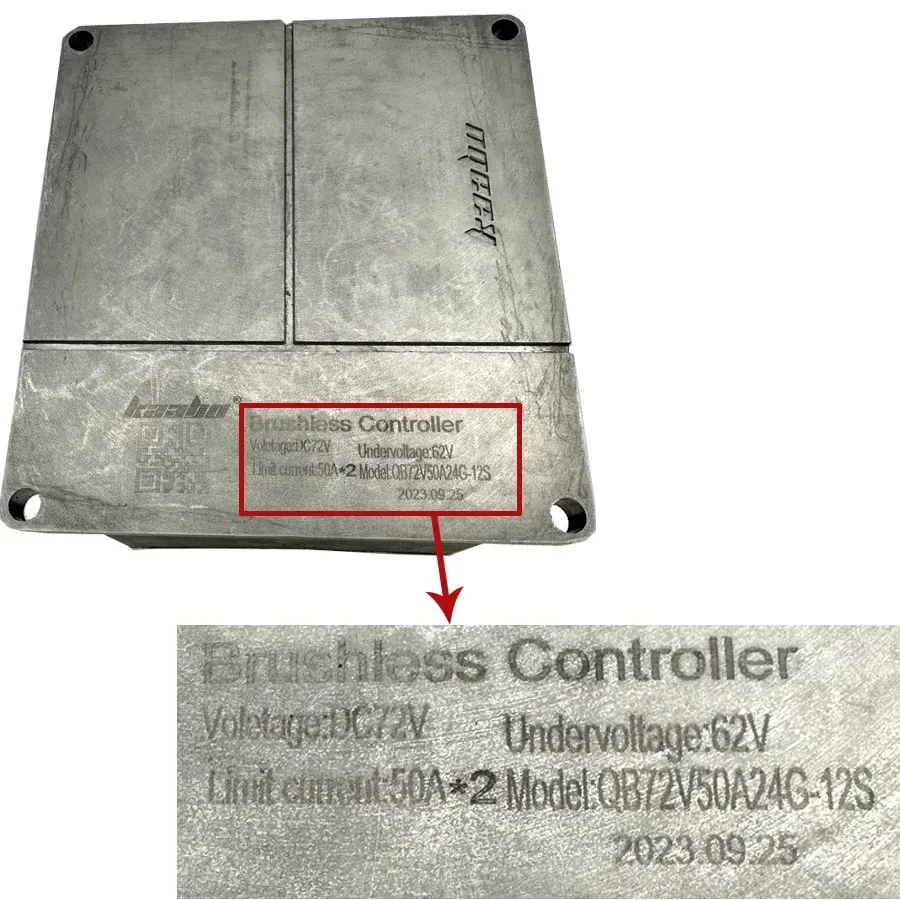 Контролер 72V 50A FOC 2-в-1 для електросамоката Kaabo Wolf King GTR 6